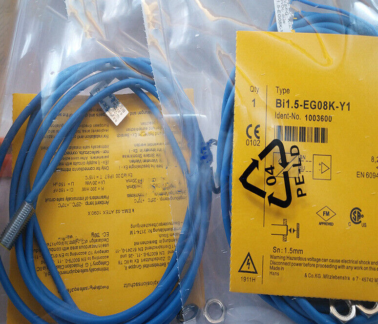 ONE Proximity Switch Sensor BI1.5-EG08K-Y1 - TURCK