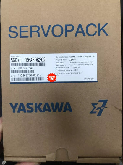 new Yaskawa SGD7S-7R6A30B202 Servo Driver 1PC  SGD7S7R6A30B202