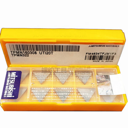 new 10pcs/box Mitsubishi TPMN160308 UTI20T Carbide Inserts - MITSUBISHI