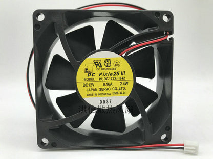 new 1 PCS 8cm 8025 2 Pin cooling fan Fan PUDC12Z4-042 DC 12V 0.16A 2.4W - PUDC