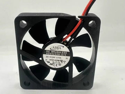 new 1 pcs fan 0.11A 5CM 2wire AD0524HB-G70 5010 DC24V - ADE