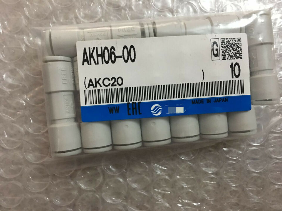 10-Pack SMC AKH06-00 Straight-Through Check Valve - SMC
