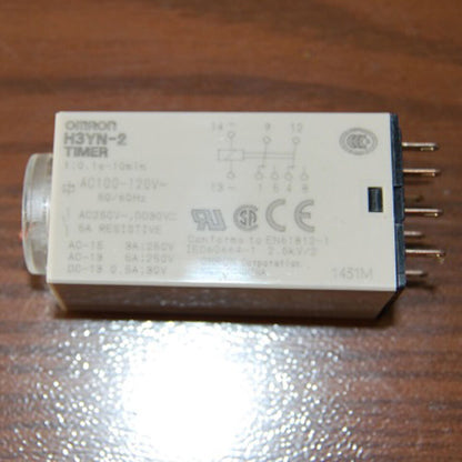 new Omron H3YN-2 100-120VAC Relay One H3YN2 - OMRON