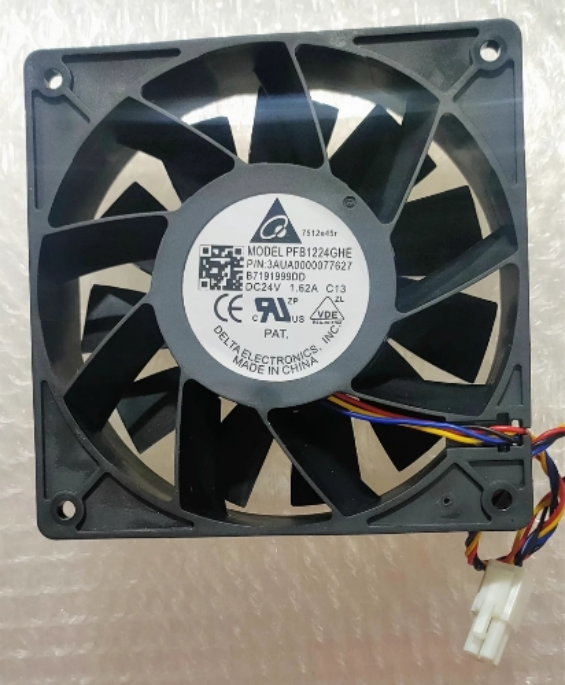 new 1PC Delta PFB1224GHE 3AUA0000077627 DC 24V 1.62A 12CM 4-wire Cooling Fan - DELTA