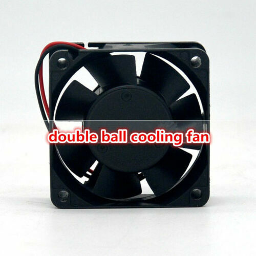 new 1PC 0.25A two-wire double ball cooling fan 2410ML-05W-B70 6025 6CM 24V - KOEED