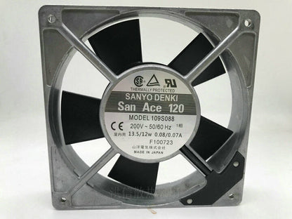 new 1PCS Fan 109S088 200V 13.5 12W 12025 12CM aluminum frame AC cooling fan - KOEED