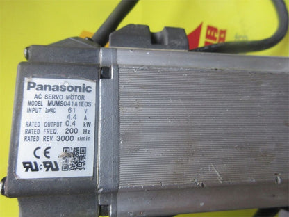 Used 1 unit Panasonic Servo Motor MUMS041A1E0S Tested nh - PANASONIC