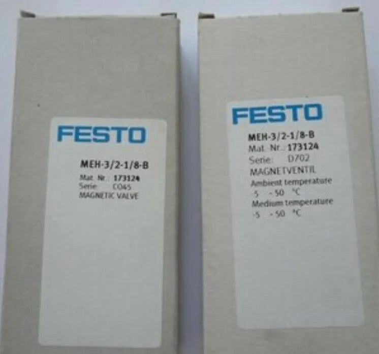 1PC Festo MEH-3/2-1/8-B Solenoid Valve MEH3/21/8B - FESTO