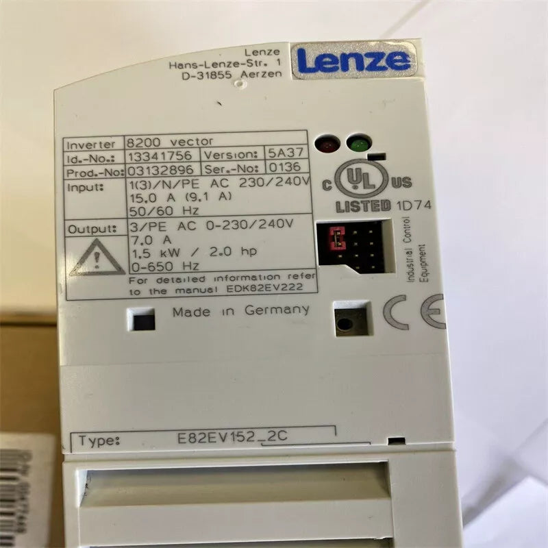 new One Lenze E82EV152K2C Inverter In Box ping - LENZE