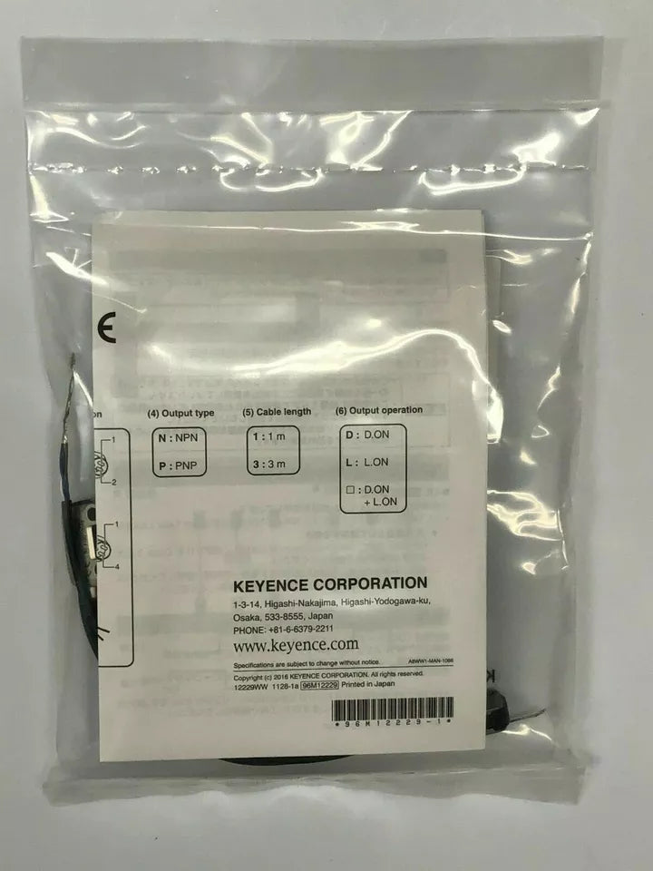 Keyence PR-M51P3 Photoelectric Sensor: High-Precision Motion Control Solution - KEYENCE