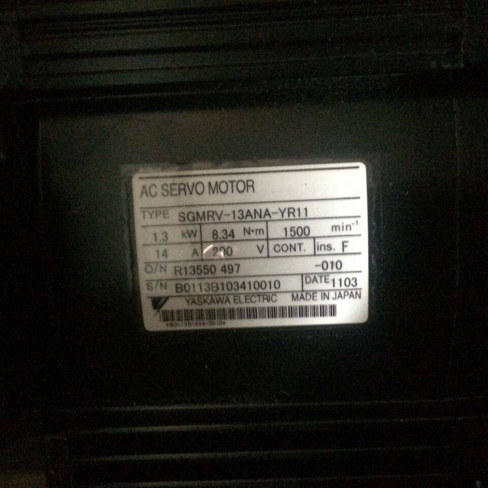 new 1PC YASKAWA SGMRV-13ANA-YR11 AC SERVO MOTOR PING - YASKAWA