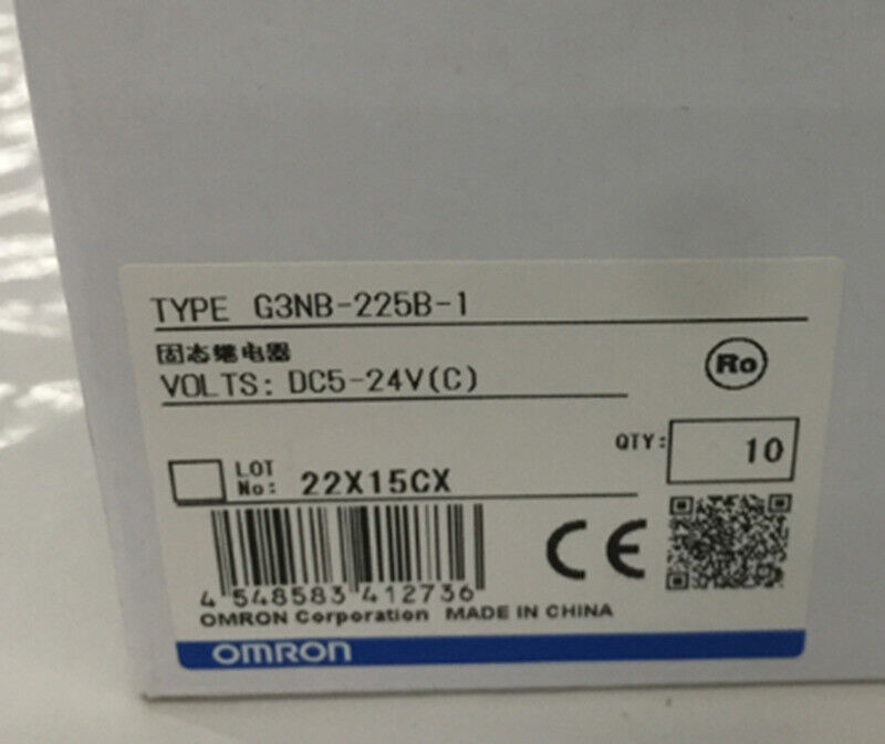 new Omron G3NB-225B-1 Solid State Relay One G3NB225B1 - OMRON