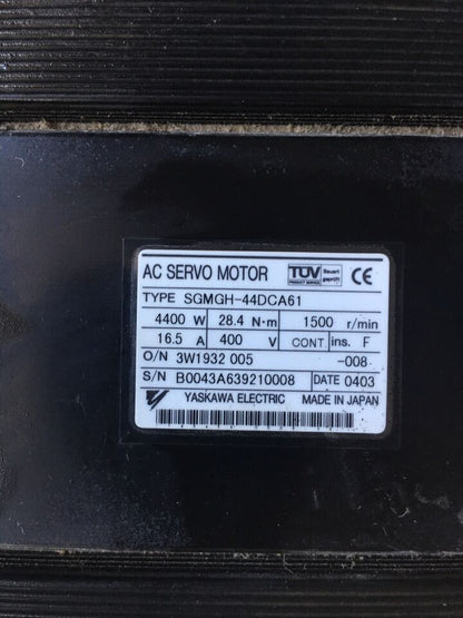 new Yaskawa SGMGH-44DCA61 Servo Motor 1PC ping SGMGH44DCA61 - YASKAWA