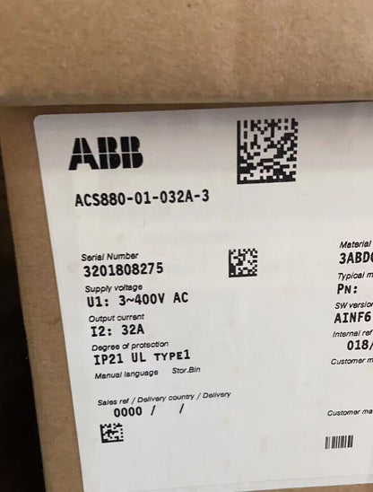 ABB ACS880-01-032A-3 15KW Inverter - ABB