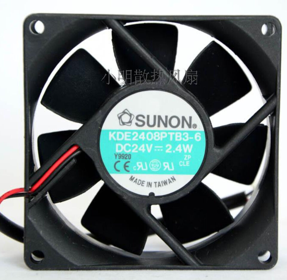 new 1PC SUNON KDE2408PTB3-6 DC24v 80x80x25 8025 8cm Industrial Cooling Fan - SUNON