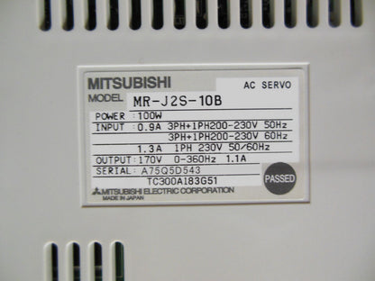 MITSUBISHI MRJ2S10B Servo Driver in Box - MITSUBISHI