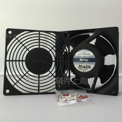 new 1PC metal axial flow waterproof cooling fan KA1238HA2 AC220V 120*120*38mm - PLASTICMATE