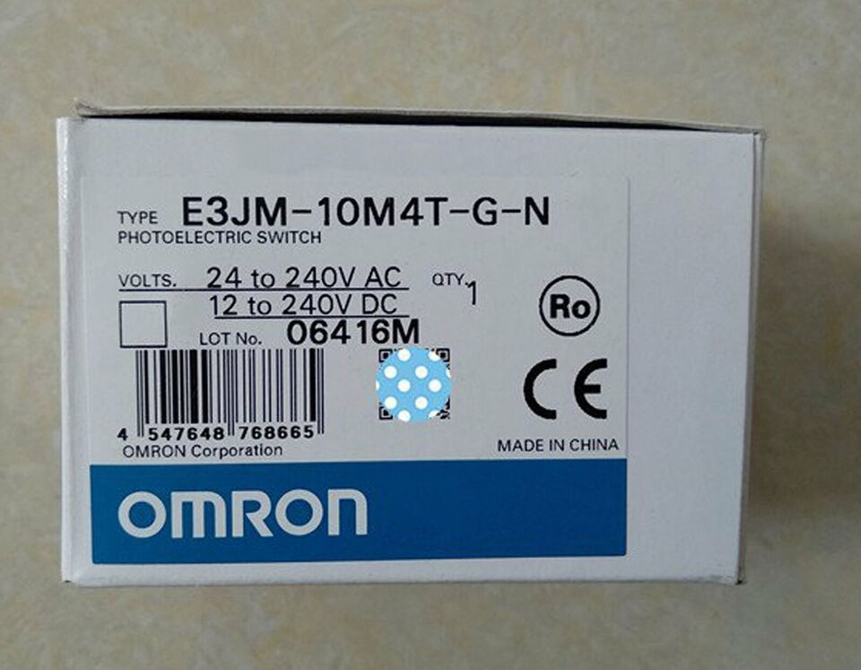 new Omron E3JM-10M4T-G-N Photoelectric Switch One Ship E3JM10M4TGN - OMRON
