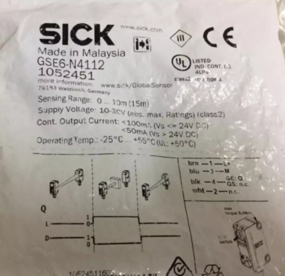 new 1PC Sick GSE6-N4112 Photoelectric Switch Sensor GSE6N4112 - KOEED
