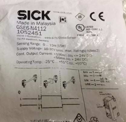 new 1PC Sick GSE6-N4112 Photoelectric Switch Sensor GSE6N4112 - KOEED