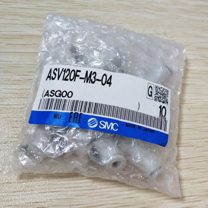 new 1Bag/10pcs SMC ASV120F-M3-04 Speed Exhaust Control Valve ping