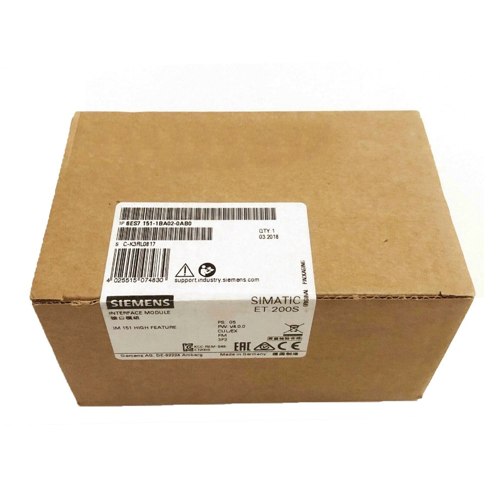 new Siemens 6ES7 151-1BA02-0AB0 6ES7151-1BA02-0AB0 1PC  Module ping