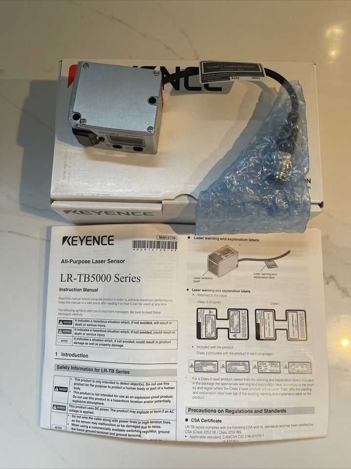 New 1PC LR-TB5000CL Laser Sensor Ping System for industrial automation and control - KEYENCE
