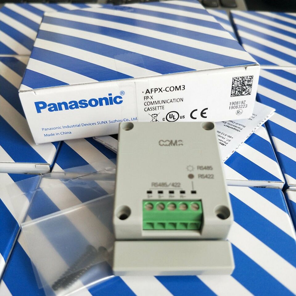 Panasonic AFPX-COM3 PLC Module 1PC - High-Performance Industrial Control Unit - PANASONIC