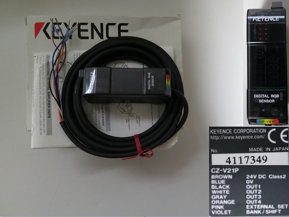 new 1PC Keyence CZ-V21P Digital Fiber Optic Sensor ping CZV21P - KEYENCE
