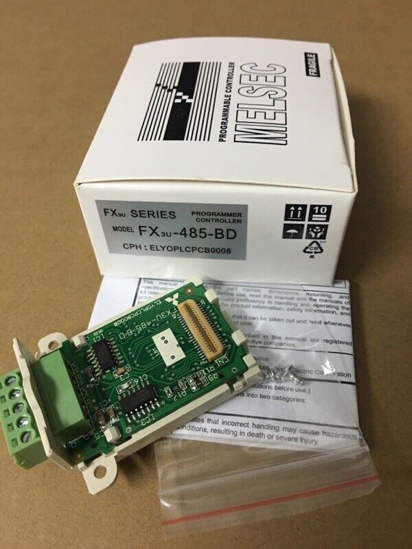 new Mitsubishi FX3U-485-BD Communication Board One FX3U485BD - MITSUBISHI