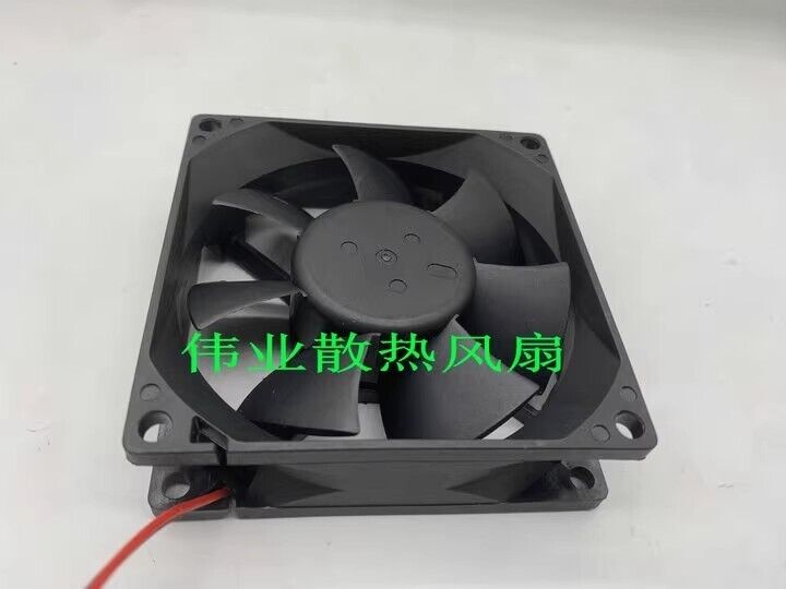 used 1Pcs  2 wires welding machine cooling fan YTD248025S DC24V 0.23A 8025 8CM