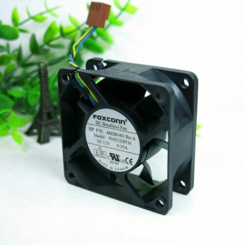 new Foxconn PV602512ESPF 6025 DC12V 0.35A 4PIN for HP cooling fan