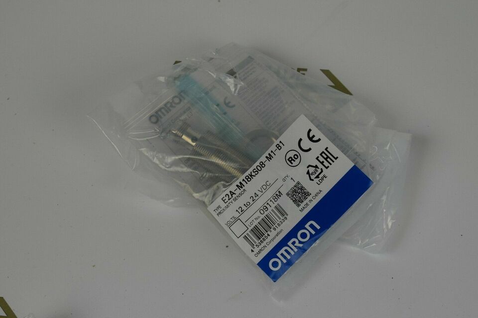 new Omron E2A-M18KS08-M1-B1 Proximity Sensor One E2AM18KS08M1B1 - OMRON