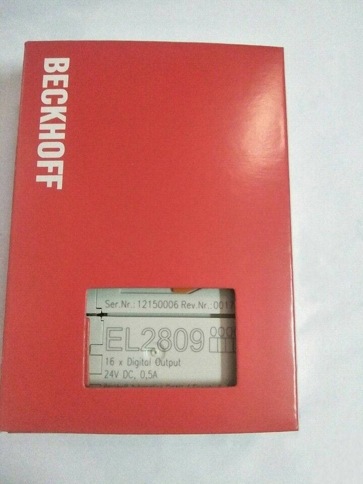 new 1PC  Beckhoff EL2809 EL 2809 PLC In Box ping