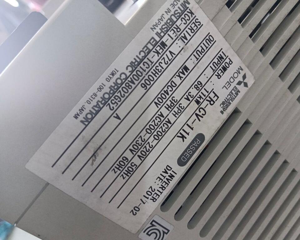 MITSUBISHI FRCV11K INVERTER FRCV11K PING - MITSUBISHI