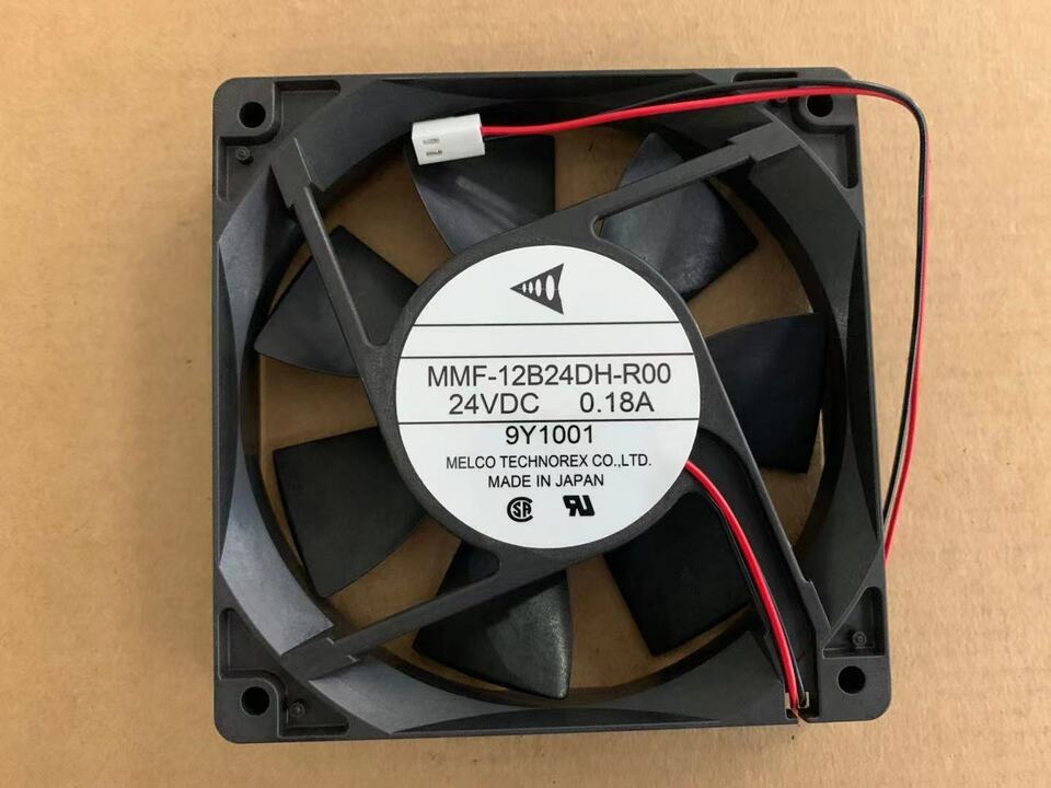 new 1pc 2pin Inverter cooling fan MMF-12B24DH-R00 DC24V 0.18A - INVERTERCOOLTECH