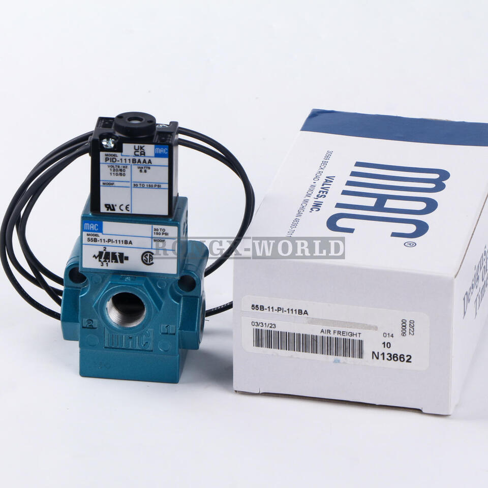 new 1PCS For 55B-11-PI-111BA 110-120V 50/60Hz 6.8W Solenoid Valve - HONEYWELL