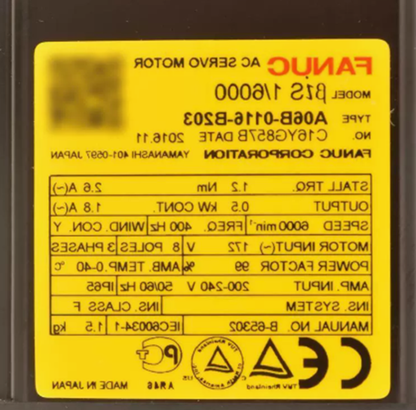 new FANUC A06B-0116-B203 SERVO MOTOR ping - FANUC