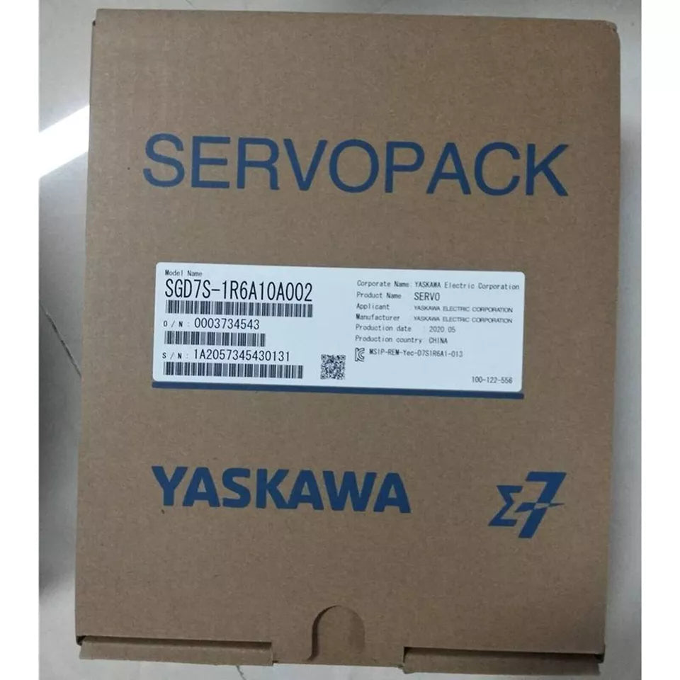 new 1PC YASKAWA SGD7S-1R6A10A002 Servo Motor SGD7S1R6A10A002 ping - YASKAWA