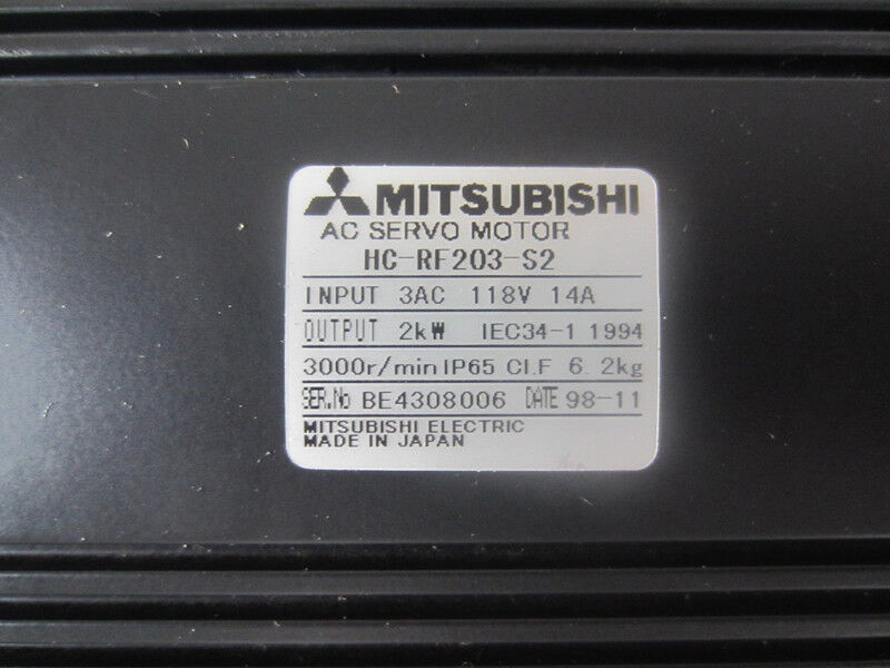new 1PCS Mitsubishi HC-RF203-S2 Servo Motor HCRF203S2 ping - MITSUBISHI