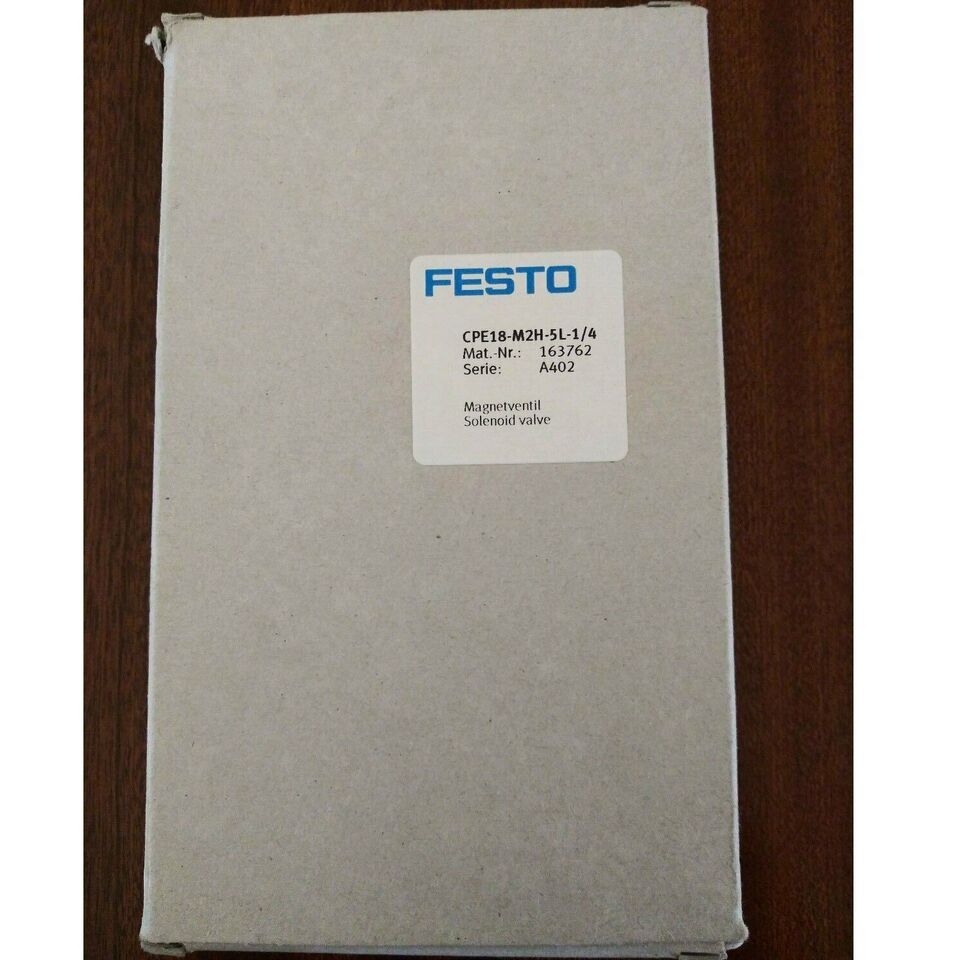 new 1PC Festo CPE18-M2H-5L-1/4 163762 Solenoid Valve ping - FESTO