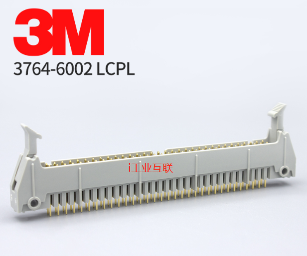 new 1PC NO:3764-6002LCPL gray PBT 3M straight horn 64P connector - NORIKA