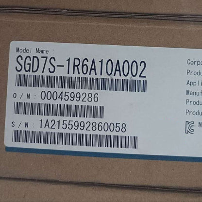 new 1PC Yaskawa SGD7S-1R6A10A002 Servo Drive In Box ping
