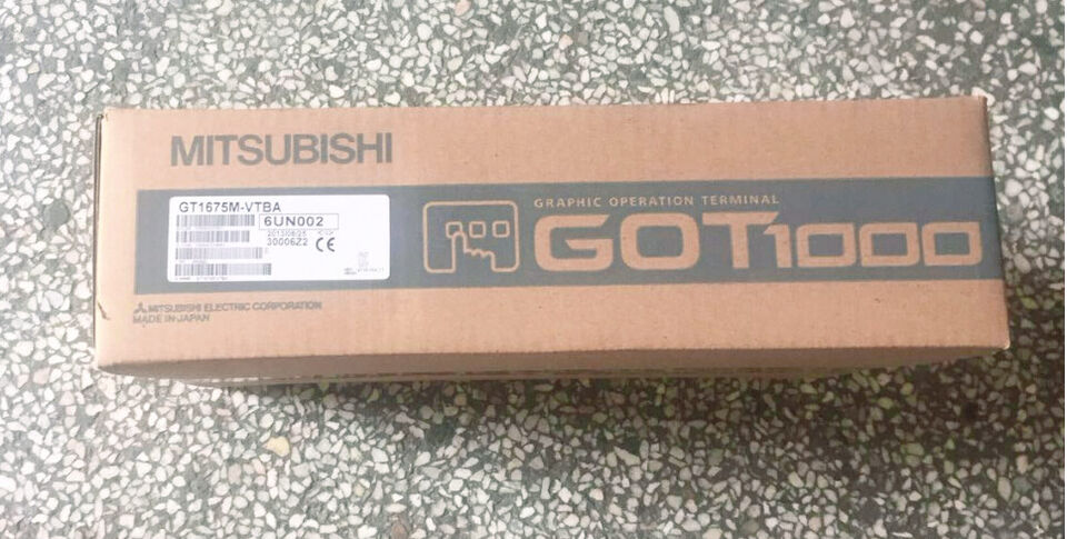 MITSUBISHI GT1675M-VTBA Touch Screen HMI with 1PC and Ping - MITSUBISHI