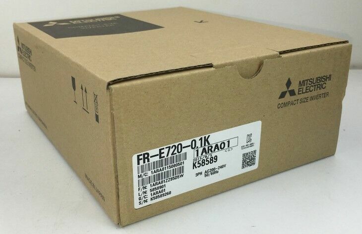 new 1PC Mitsubishi FR-E720-0.1K FR-E7200.1K Inverter In Box ping