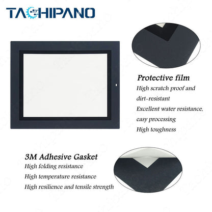 VT3-V7R Touch Screen Panel Glass with Protective Film - V-TEK