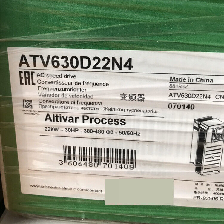 new 1PC Schneider ATV630D22N4 Inverter PLC Module In Box ping - SCHNEIDER