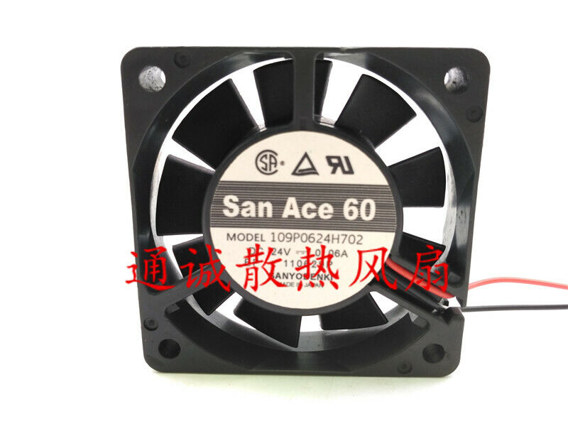 new 1PC Inverter Fan San Ace 60 109P0624H702 24V 0.06A 6cm 6015 - SAN ACE