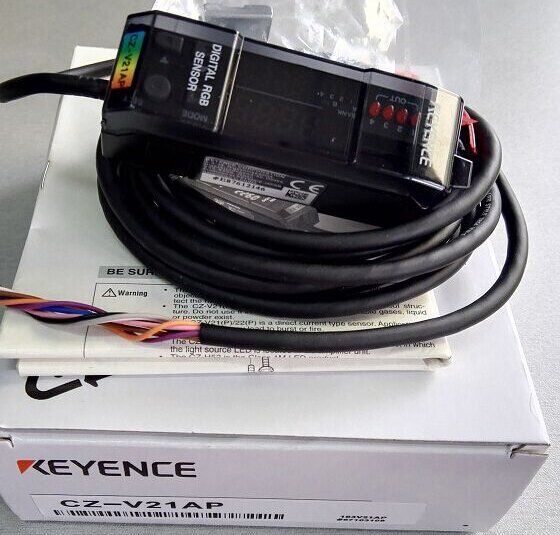 new 1PC Keyence CZ-V21AP Fiber Optic Color Mark Sensor PNP Output