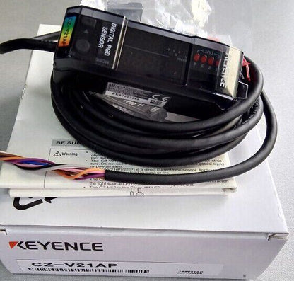 new 1PC Keyence CZ-V21AP Fiber Optic Color Mark Sensor PNP Output